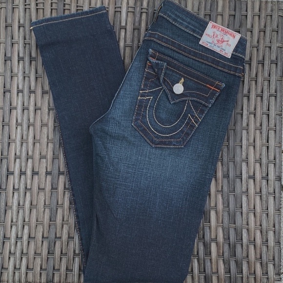 True RELIGION Julie Skinny Jeans in Lonestar - Picture 7 of 15